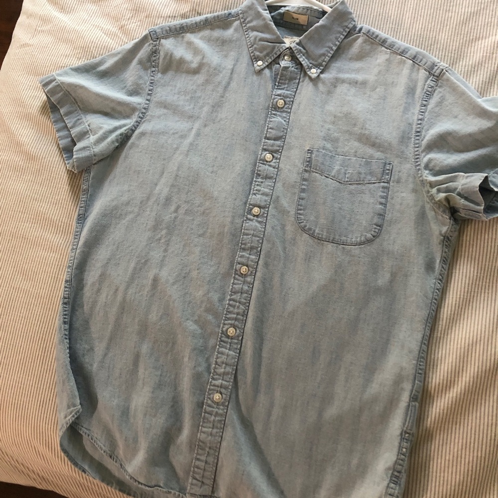 J. Crew Slim Chambray Shirt